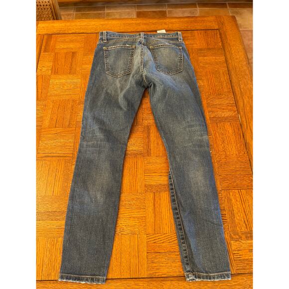 Current/Elliott The High waist stiletto distressed jeans size 26 - Picture 6 of 6
